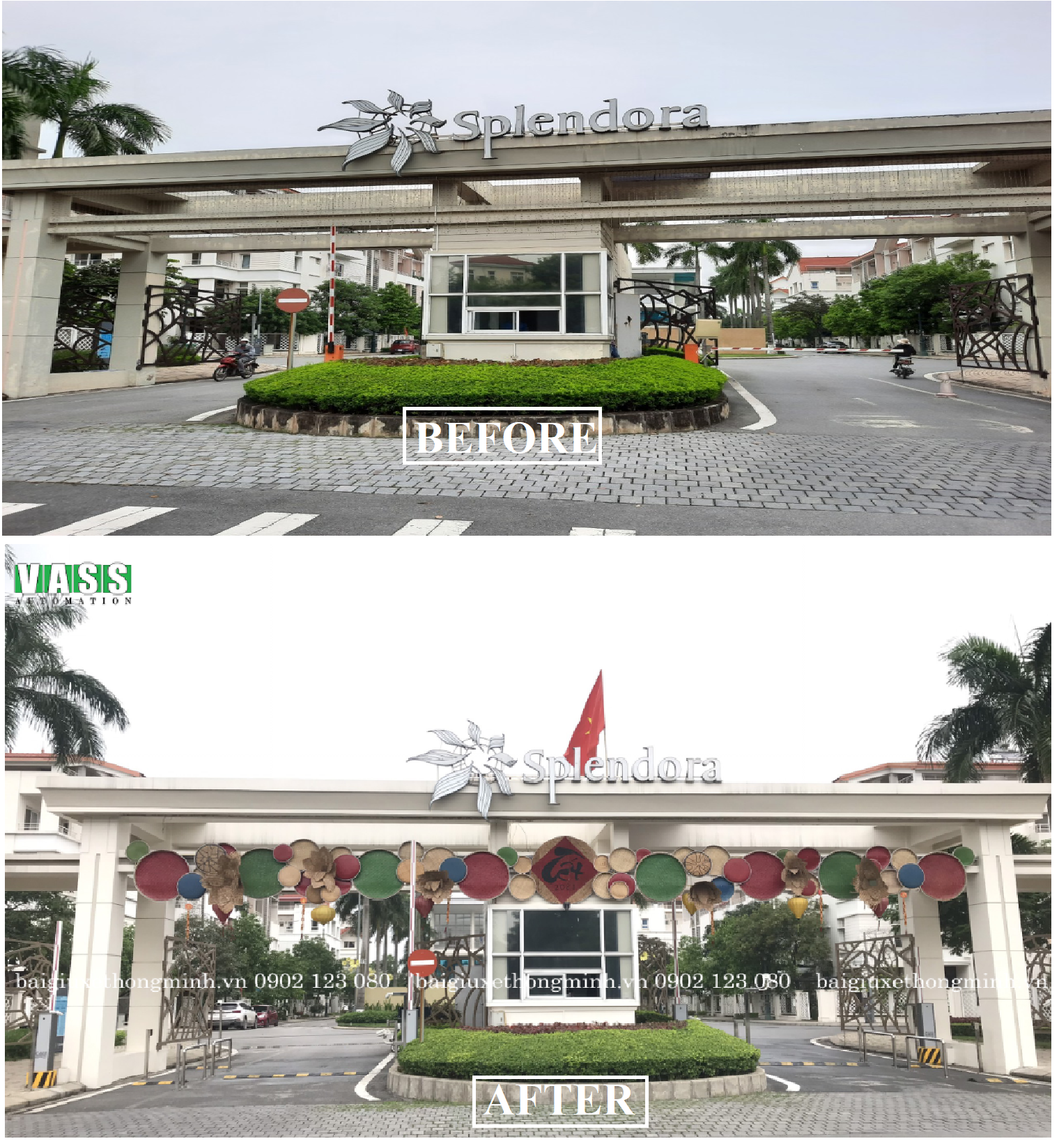 hệ thống kiểm soát xe khu đô thị