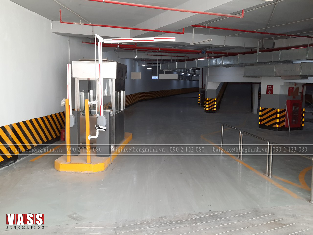 hệ thống kiểm soát xe tại tầng hầm